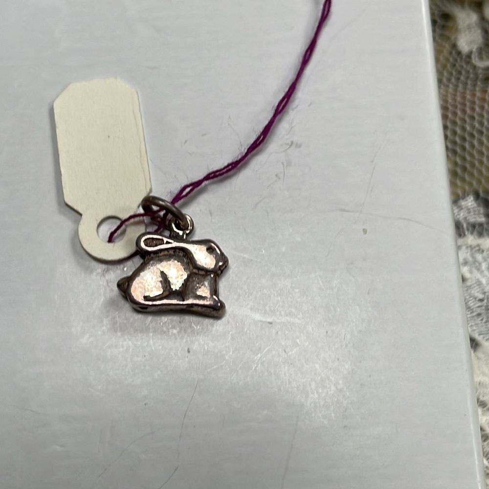 Sterling Bunny 🐰 Rabbit Charm - Picture 7 of 7